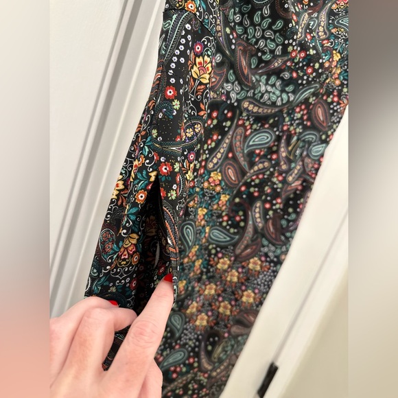 Athleta Dahlia Paisley Sleeveless Dress - 6 - Picture 5 of 13